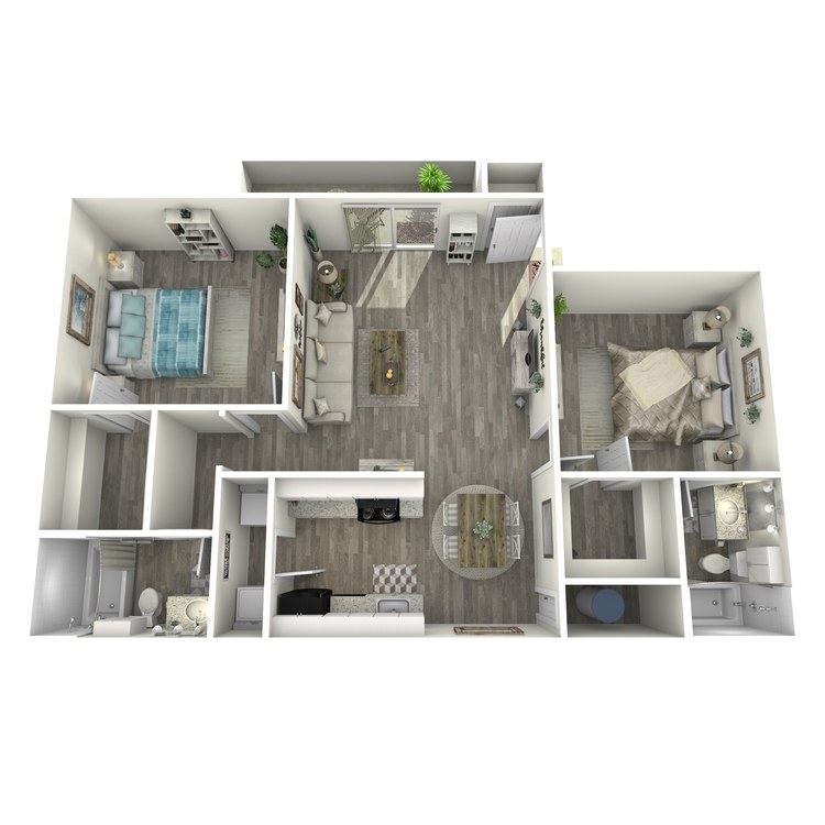 Apartment Floorplans in Austin, TX | Starburst Apartments